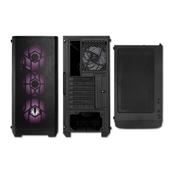 Case Bitfenix Nova Mesh se tg black 3