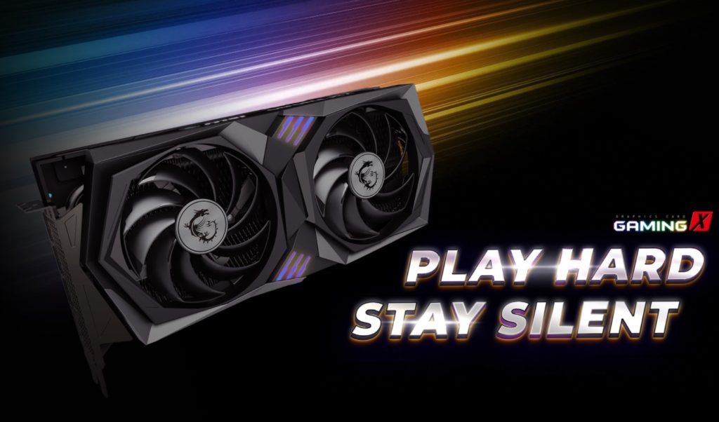 banner MSI GEFORCE RTX 3060 GAMING X 12G