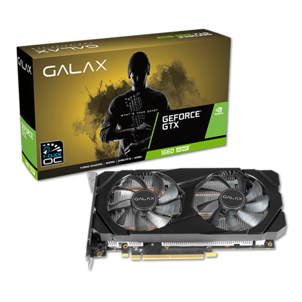 GALAX GEFORCE GTX 1660 SUPER (1-Click OC) 6GB GDDR6 (การ์ดจอ