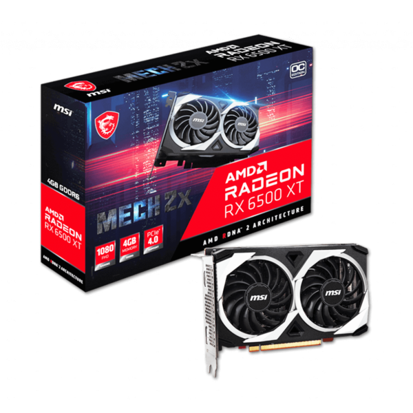 MSI RADEON RX 6500 XT MECH 2X 4G OC