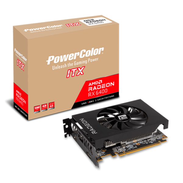 Power Color AMD Radeon RX 6400 ITX 4GB (1)