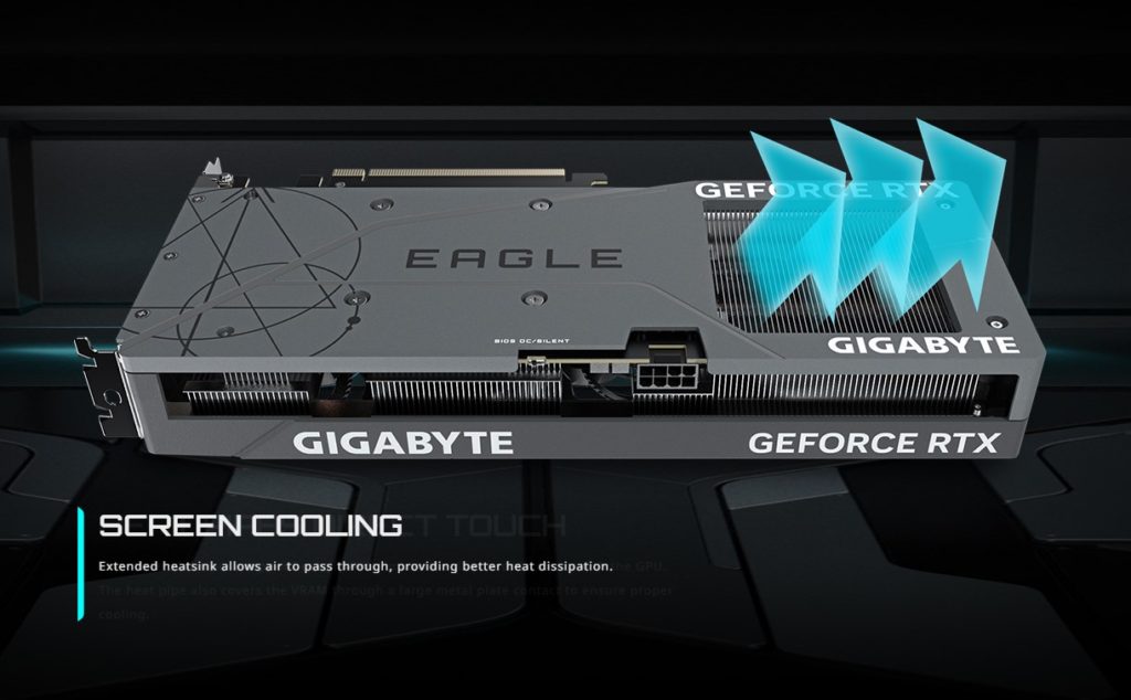 banner VGA Gigabyte GeForce RTX 4060 Ti EAGLE 8G GV-N406TEAGLE-8G 4
