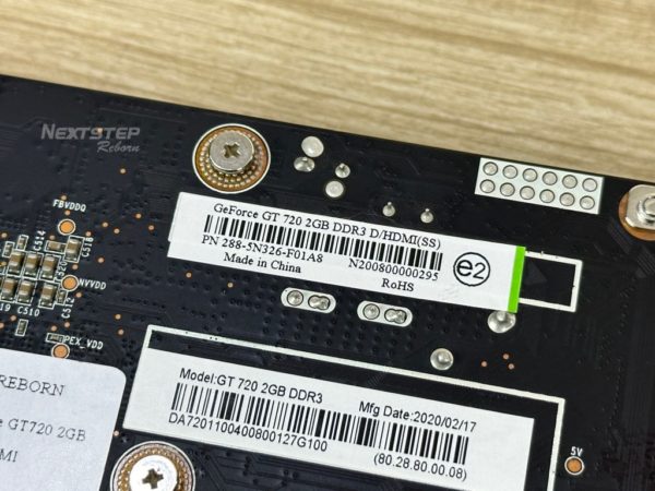 การ์ดจอ Nvidia GeForce GT 720 2GB GDDR3 (7) (Custom)