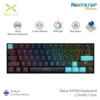 Gaming-Keyboard-(คีย์บอร์ดเกมมิ่ง)-DELUX-KM36-black-blue-V2 tiny