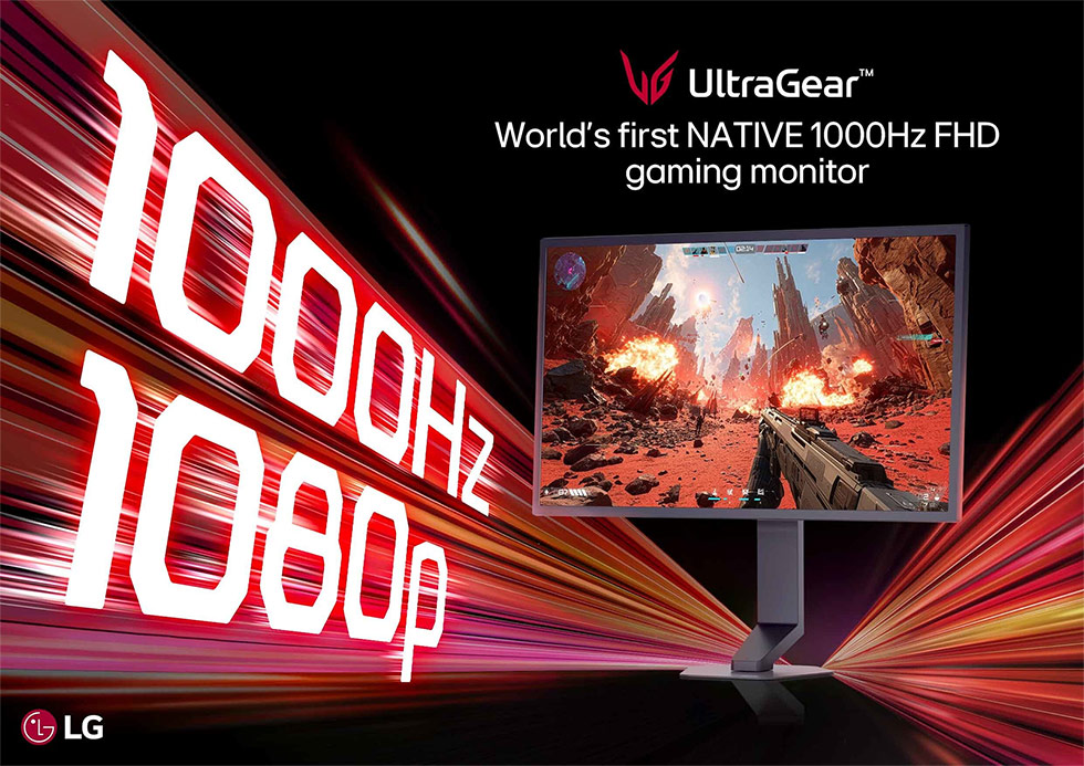 LG Launches World's First 1000Hz Gaming Monitor! 2